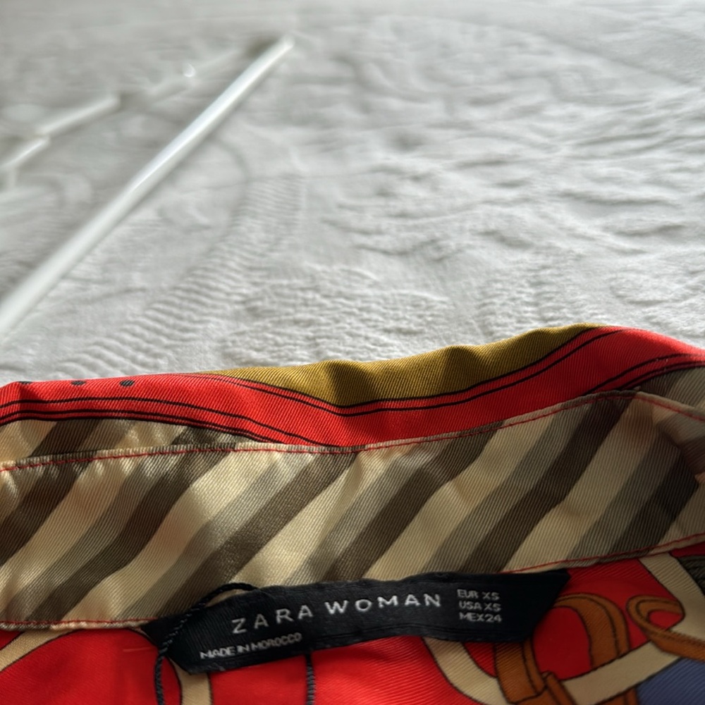 ZARA WOMAN SIZE XS OPEN FRONT MAXIMALIST - Picture 4 of 5